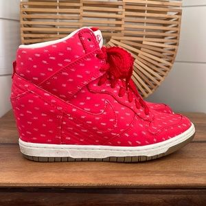 Nike dunk hidden wedge high top